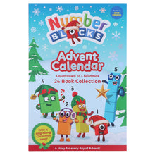 Load image into Gallery viewer, Numberblocks Advent Calendar - Countdown to Christmas 24 Story Books Collection (With sing-along Christmas song!) - Ages 3+ - Hardback