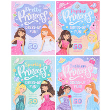 Load image into Gallery viewer, Princess Dress-Up Fun! Collection 4 Sticker Activity Books Set - Ages 4+ - Paperback - Bangzo Books Wholesale