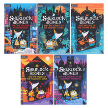Load image into Gallery viewer, Sherlock Bones Puzzle Quest Series By Tim Collins Illustrated 5 Books Collection Set - Ages 7-9 - Paperback