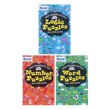 Load image into Gallery viewer, Bond Brain Training Puzzles for Kids Oxford 3 Books Collection Set - Age 7-9 - Paperback - Bangzo Books Wholesale