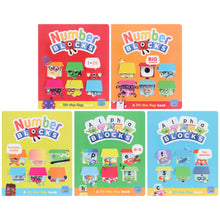 Load image into Gallery viewer, Numberblocks and Alphablocks Lift-the-Flap 5 Books Collection Set By Sweet Cherry Publishing - Ages 3+ - Board Book