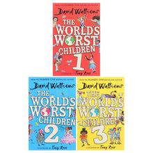 Load image into Gallery viewer, The World&#39;s Worst Children Series (illustrated) by David Walliams 3 Books Collection Set - Ages 7-12 -Paperback