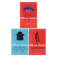 Load image into Gallery viewer, Oliver Sacks 3 Books Collection Set (The Man Who Mistook His Wife for a Hat, Hallucinations, Awakenings) - Non Fiction - Paperback
