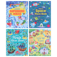 Load image into Gallery viewer, Usborne Maze Series By Sam Smith &amp; Kirsteen Robson 4 Books Collection Set - Ages 5-8 - Paperback