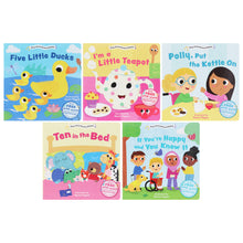 Load image into Gallery viewer, Little Library of Sing-Along Nursery Rhymes: illustrated 5 Books Collection Box Set - Ages 3-6 - Board Book