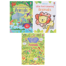 Load image into Gallery viewer, Usborne: My Animal Activity Pack 3 Books Box Set and Over 160 Stickers - Ages 3+ - Paperback