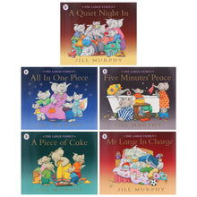 Load image into Gallery viewer, Large Family Series By Jill Murphy 5 Picture Books Collection Set -  Ages 3+ - Paperback