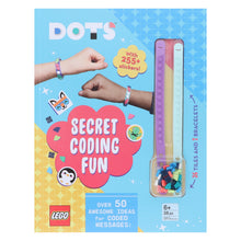 Load image into Gallery viewer, LEGO® DOTS®: Secret Coding Fun! (with stickers, LEGO tiles and two wristbands) - Ages 5-7 - Hardback
