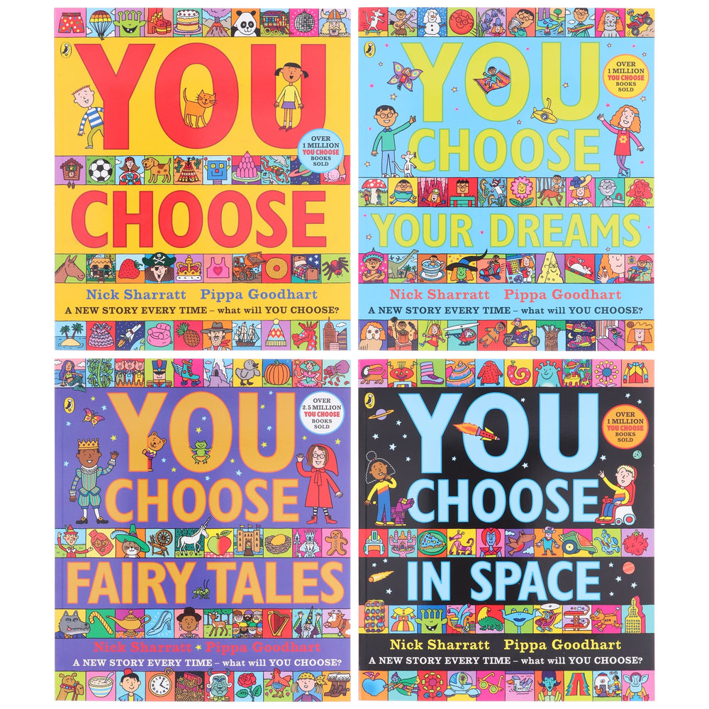 You Choose Series By Pippa Goodhart 4 Books Children's Collection Set - Age 3-7 - Paperback