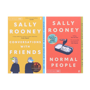 Normal People and Conversations with Friends 2 Books Set By Sally Rooney - Fiction - Paperback