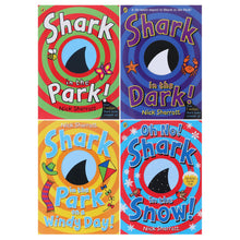 Load image into Gallery viewer, Shark In The Park Series by Nick Sharratt Illustrated 4 Books Collection Set - Ages 2+ - Paperback
