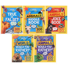 Load image into Gallery viewer, National Geographic Kids Animals Joke Book: 300 Laugh-Out-Loud Jokes 5 Books Collection Set - Ages 6+ - Paperback - Bangzo Books Wholesale