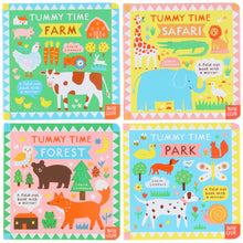 Load image into Gallery viewer, Tummy Time Series by Louise Lockhart 4 Books Collection Set - Ages 0-5 - Board Book (A Fold-out Book with a mirror!)