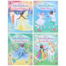 Load image into Gallery viewer, Usborne: Sticker Dolly Dressing Magical Activity Pack By Fiona Watt 4 Books Collection Box Set - Ages 5+ - Paperback