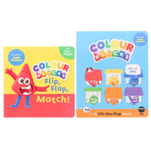 Load image into Gallery viewer, Colourblocks Colour Play: A Lift-the-Flap Book &amp; Colourblocks Flip, Flap, Match! 2 Books Collection Set - Ages 3-6 - Board Book