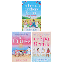 Load image into Gallery viewer, Caroline James: The Spa Break, The Cruise &amp; The French Cookery School 3 Books Collection Set - Fiction - Paperback