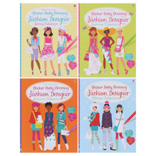 Load image into Gallery viewer, Usborne: Sticker Dolly Dressing Fashion Designer Activity Pack By Fiona Watt 4 Books Collection Box Set - Ages 7+ - Paperback