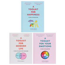 Load image into Gallery viewer, Dr Emma Hepburn: A Toolkit for Modern Life, Happiness &amp; Your Emotions 3 Books Collection Set - Non Fiction - Hardback