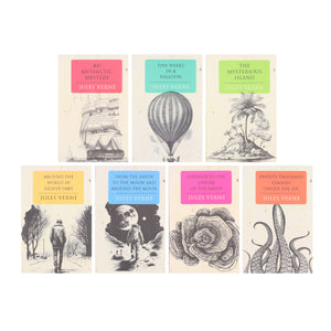 Jules Verne 7 Books Collection Box Set - Fiction - Paperback