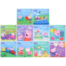 Load image into Gallery viewer, Peppa Pig Collection 10 Books Set in a Lime Bag with an Audio CD - Ages 0-5 - Paperback