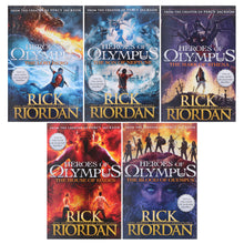 Load image into Gallery viewer, Heroes of Olympus By Rick Riordan Complete Collection 5 Books Set - Age 9-14 - Paperback