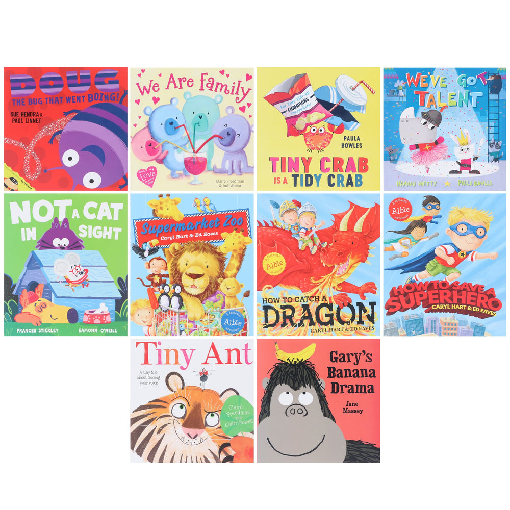 Children’s Picture Books Collection: Heartwarming, Funny & Empowering Animal Stories 10 Books Set - Ages 3+ - Paperback