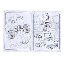 Load image into Gallery viewer, HotWheels 5 Sticker &amp; Colouring Activity Books Set - Ages 3+ - Paperback