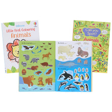Load image into Gallery viewer, Usborne: My Animal Activity Pack 3 Books Box Set and Over 160 Stickers - Ages 3+ - Paperback