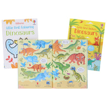 Load image into Gallery viewer, Usborne: My Dinosaur Activity Pack 3 Books Box Set and Over 200 Stickers - Ages 3+ - Paperback