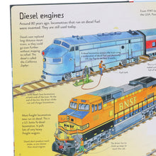 Load image into Gallery viewer, An Usborne Flap Book Series See Inside Trains by Emily Bone &amp; Colin King Ages 6+ - Board Book