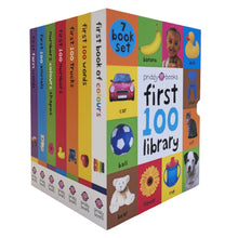 Load image into Gallery viewer, Priddy First 100 Library Collection 7 Books Box Set - Ages 0-5 - Board Book