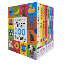Load image into Gallery viewer, Priddy First 100 Library Collection 7 Books Box Set - Ages 0-5 - Board Book