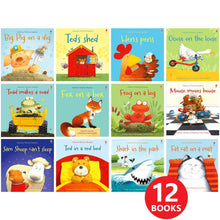Load image into Gallery viewer, Usborne Phonics Readers 12 Books Collection Box Set - Ages 2-6 - Paperback