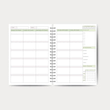 Load image into Gallery viewer, One Lesson At A Time 2026-2027 Teacher Planner - Olive Edition - Spiral Bound Hardback