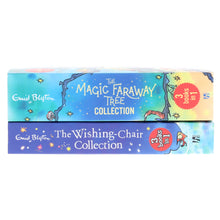 Load image into Gallery viewer, The Wishing-Chair &amp; The Magic Faraway Tree By Enid Blyton 2 Books 6 Story Collection Set - Ages 5-8 - Paperback - Bangzo Books Wholesale