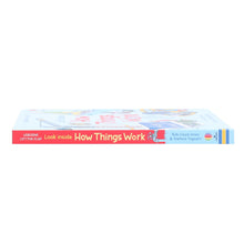 Load image into Gallery viewer, Usborne Lift-The-Flap Look Inside How Things Work by Rob Lloyd Jones - Ages 5+ - Board Book