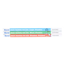 Load image into Gallery viewer, Bond Brain Training Puzzles for Kids Oxford 3 Books Collection Set - Age 7-9 - Paperback - Bangzo Books Wholesale