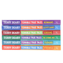 Load image into Gallery viewer, Terrible True Tales By Terry Deary: 6 Books (4 Books in 1) Collection Set - Ages 7-9 - Paperback