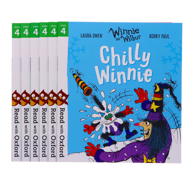 Read With Oxford: Winnie and Wilbur 6 Books Collection Set Level Stage 4 - Age 5 - 6 - Paperback