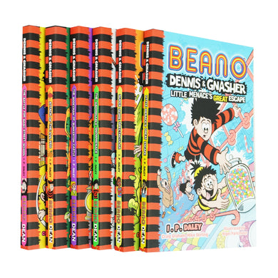 Beano Dennis & Gnasher by I. P. Daley 6 Books Collection Set  - Ages 7-10 - Paperback