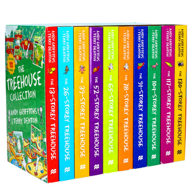 The Treehouse Series by Andy Griffiths & Terry Denton 10 Books Collection Box Set - Ages 7-11 - Paperback