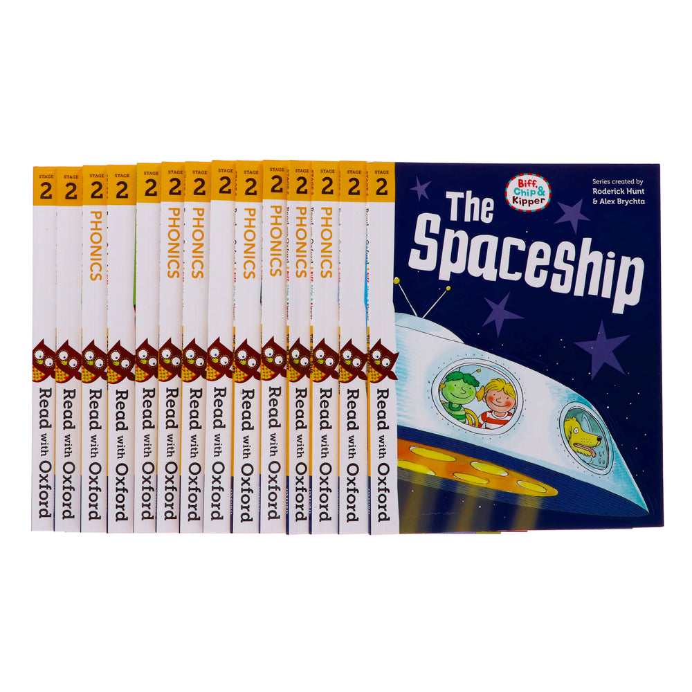Biff, Chip and Kipper: Read with Oxford Stage 2 16 Books Collection Set by Roderick Hunt - Age 4+ - Paperback - Bangzo Books Wholesale