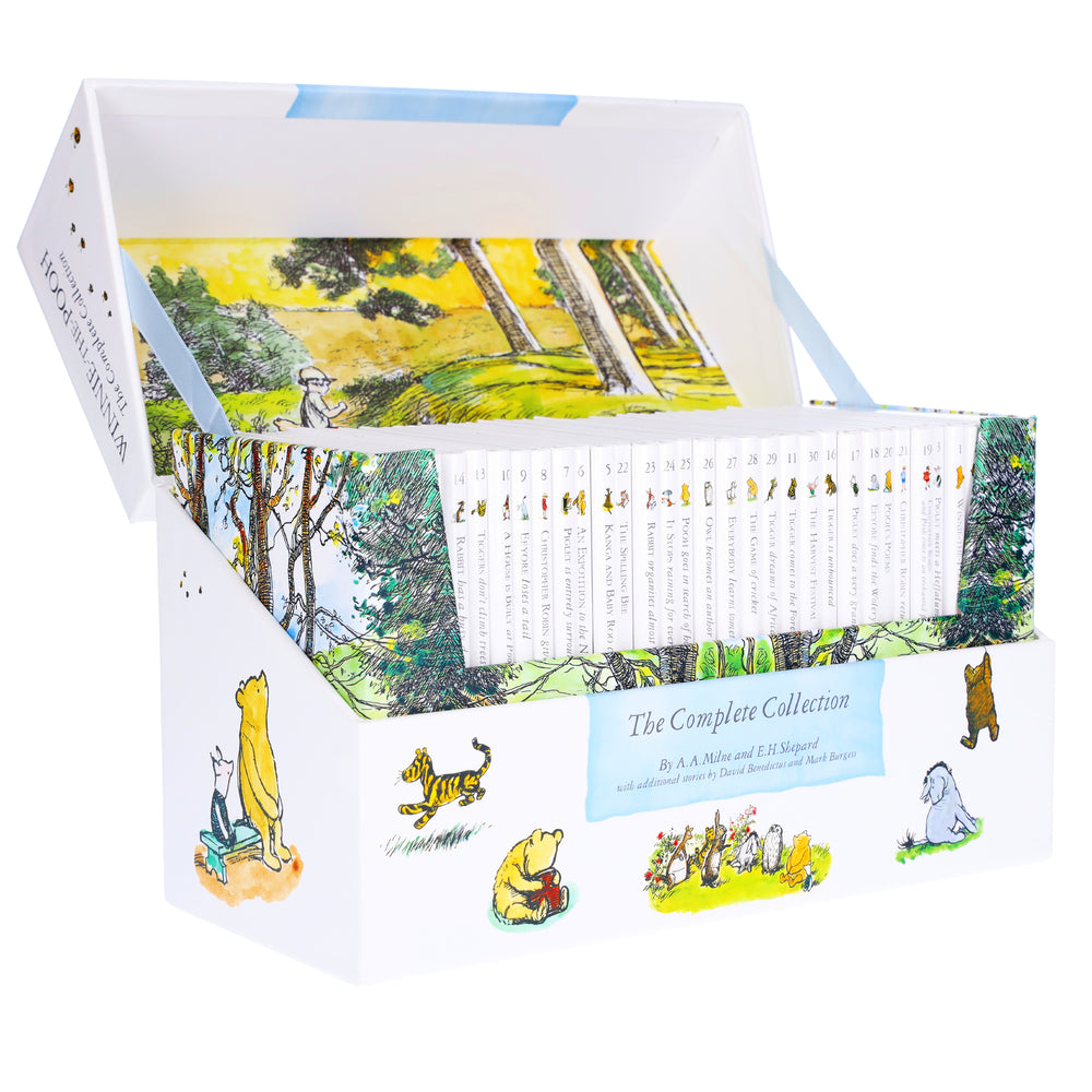 Winnie-the-Pooh by A. A. Milne: The Complete Collection 30 Books Box Set - Ages 3+ - Hardback - Bangzo Books Wholesale