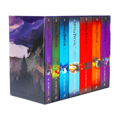 Harry Potter The Complete Collection by J.K. Rowling 7 Books Box Set - Ages 9+ - Paperback