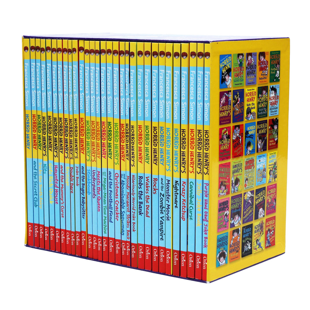 Horrid Henry by Francesca Simon: The Complete Story Collection 30 Books Box Set - Ages 6-11 - Paperback