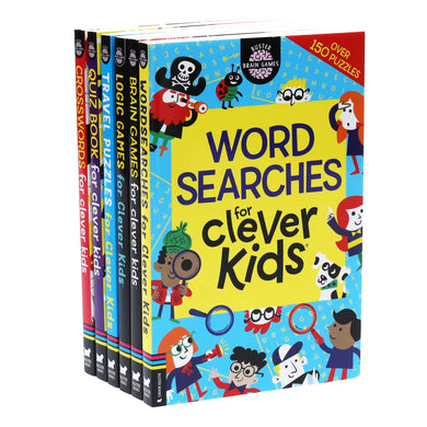 Clever Kids Brain Games By Gareth Moore & Chris Dickason 6 Books Collection Set - Ages 6-12 - Paperback