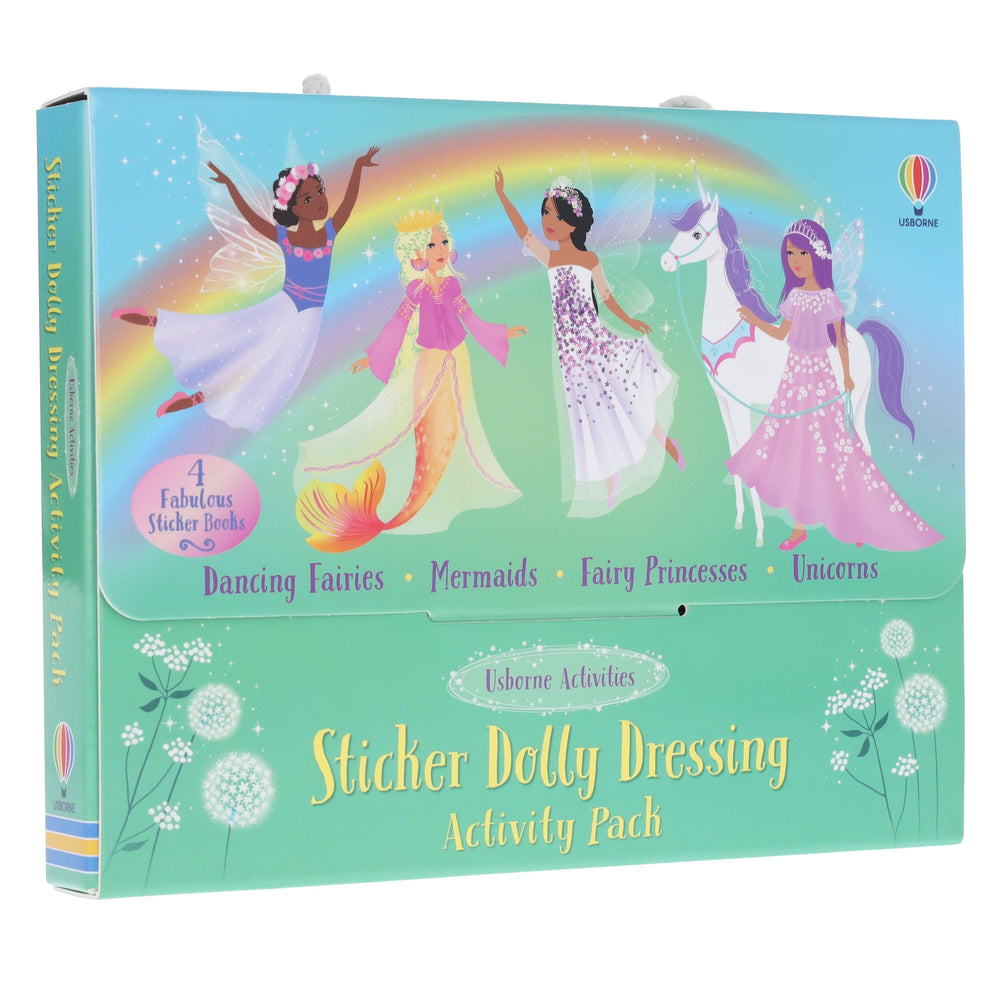 Usborne: Sticker Dolly Dressing Activity Pack By Fiona Watt 4 Books Collection Box Set - Ages 5+ - Paperback