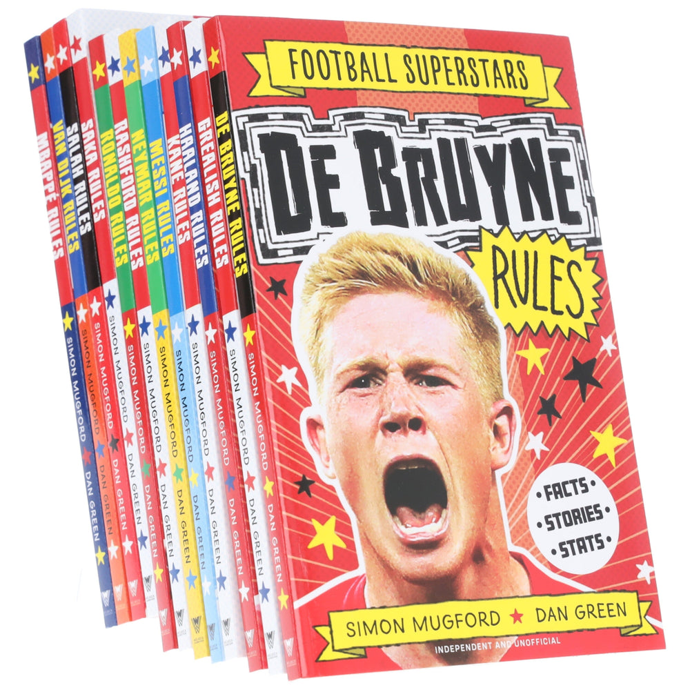 Football Superstars 12 Books Collection Set By Simon Mugford & Dan Green - Ages 5+ - Paperback - Bangzo Books Wholesale