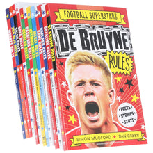 Load image into Gallery viewer, Football Superstars 12 Books Collection Set By Simon Mugford &amp; Dan Green - Ages 5+ - Paperback - Bangzo Books Wholesale