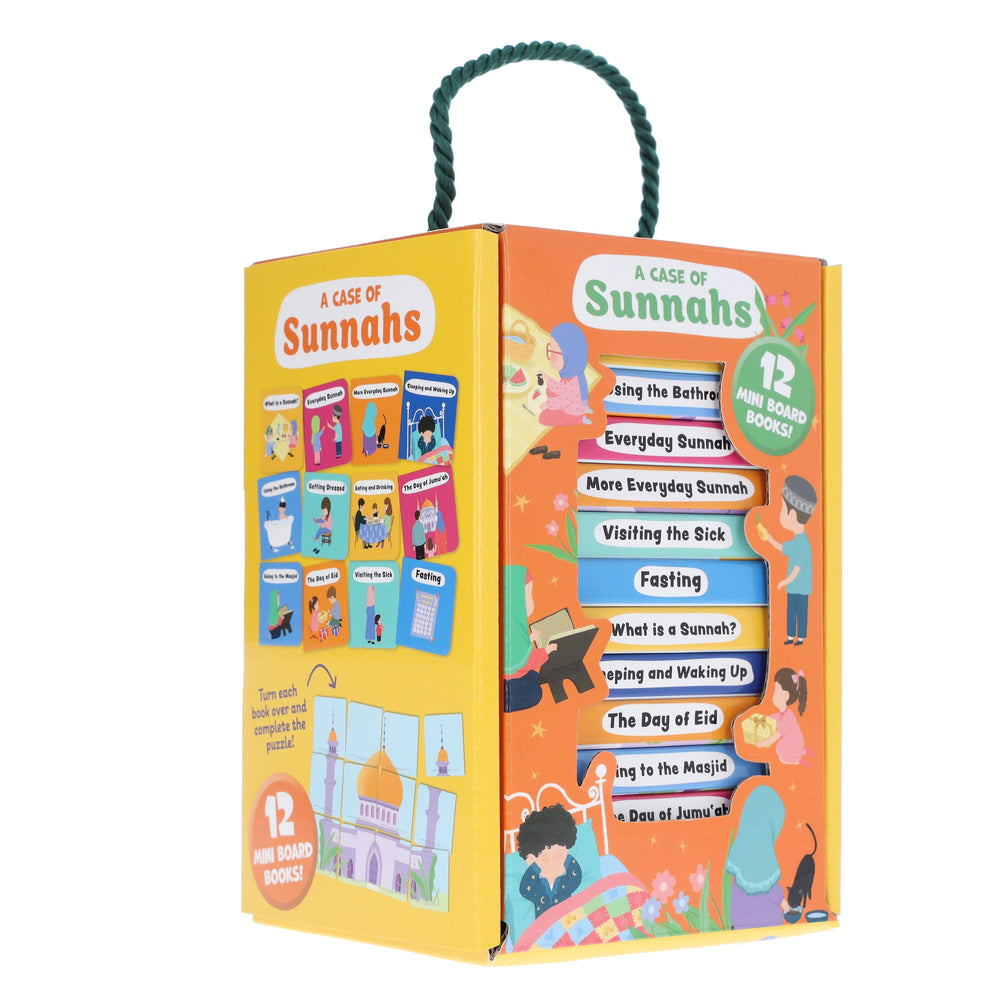 A Case of Sunnahs - 12 Mini Islamic Books Box Set - Ages 0-5 - Board Book